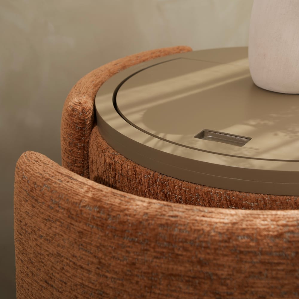 The Vanora Vanity in Terracotta