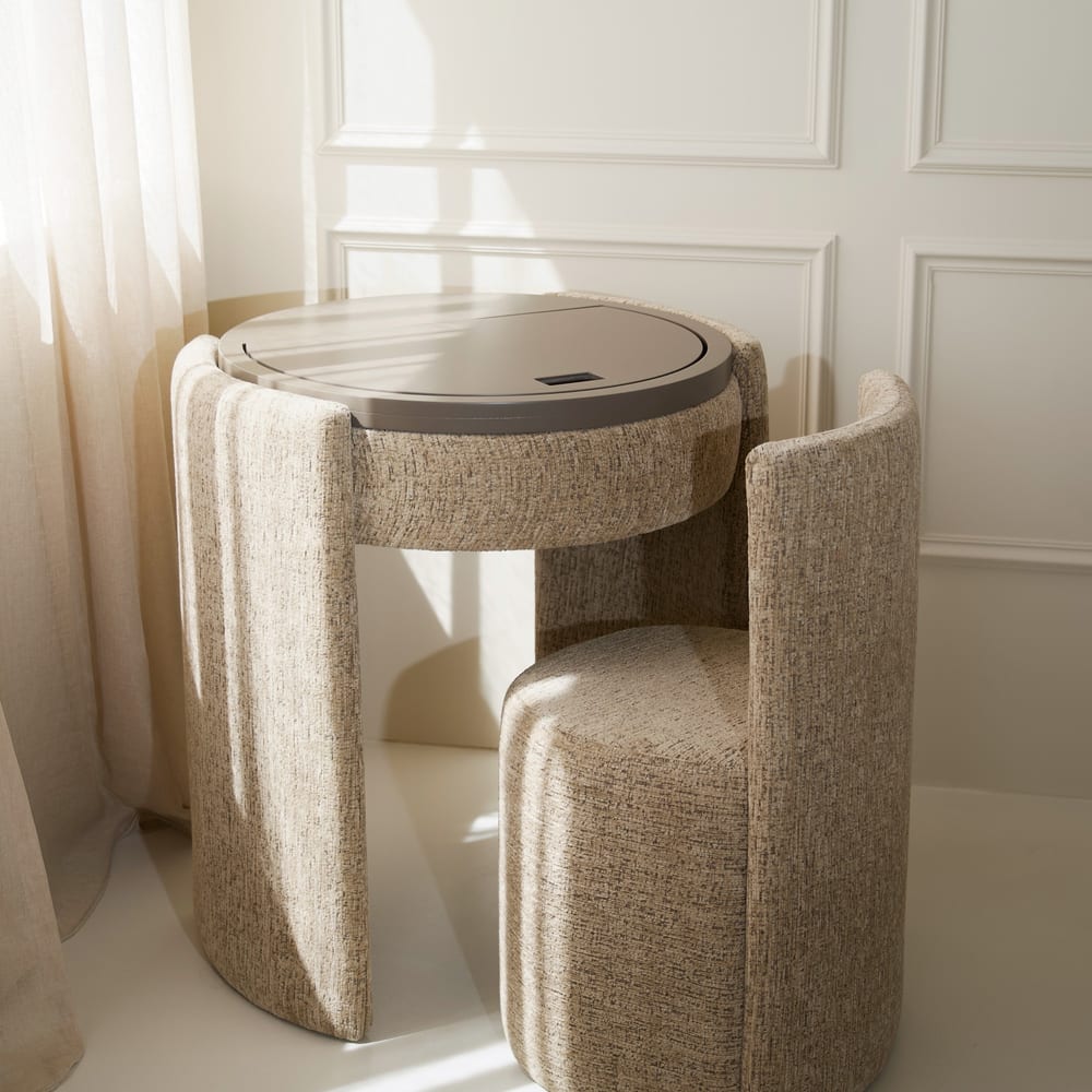 The Vanora Vanity in Taupe